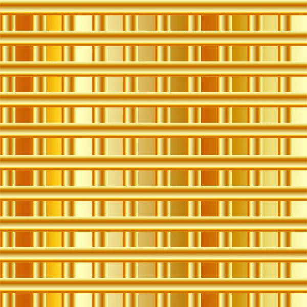 Zlaté kovové pozadí — Stockový vektor