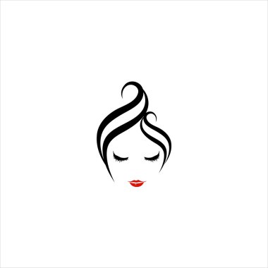 saç stili logosu