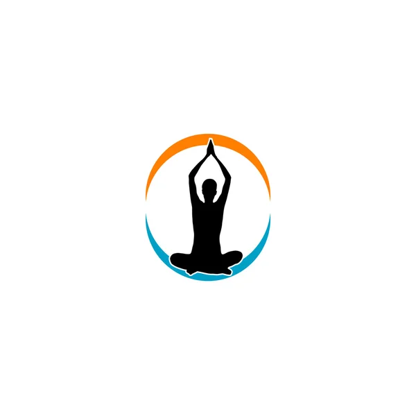 Logo for yoga — Stock Vector