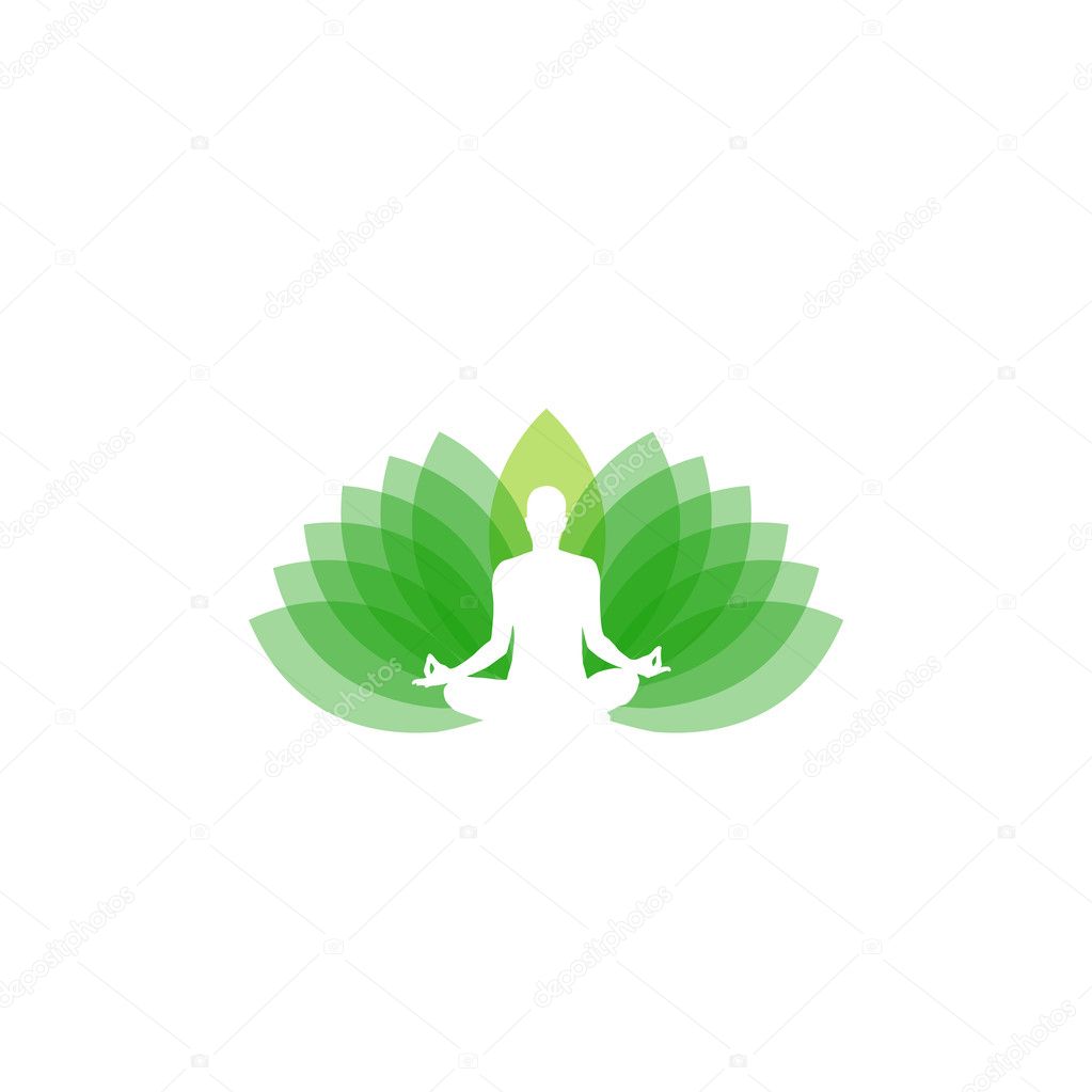 Yoga logo concept
