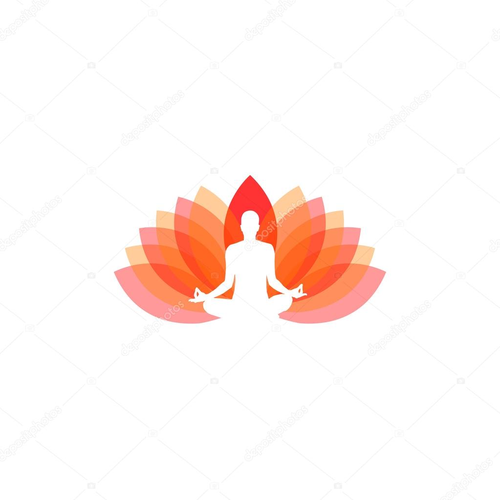 Yoga logo concept