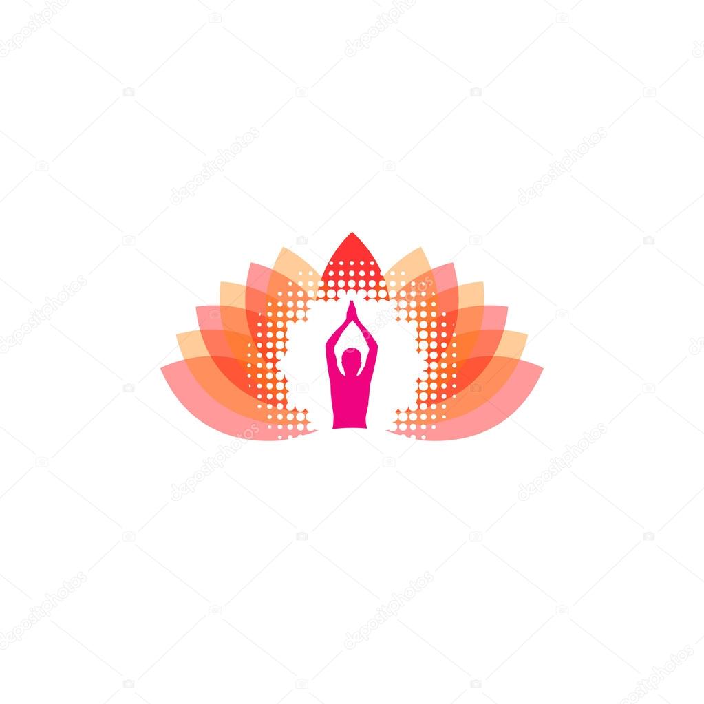Yoga logo concept
