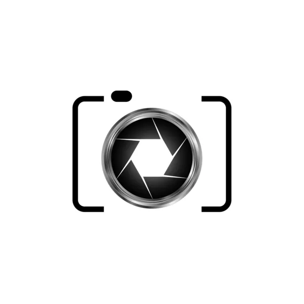 Fotografi Logotyp — Stock vektor