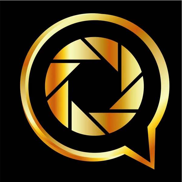 Logo fotografie — Stockový vektor