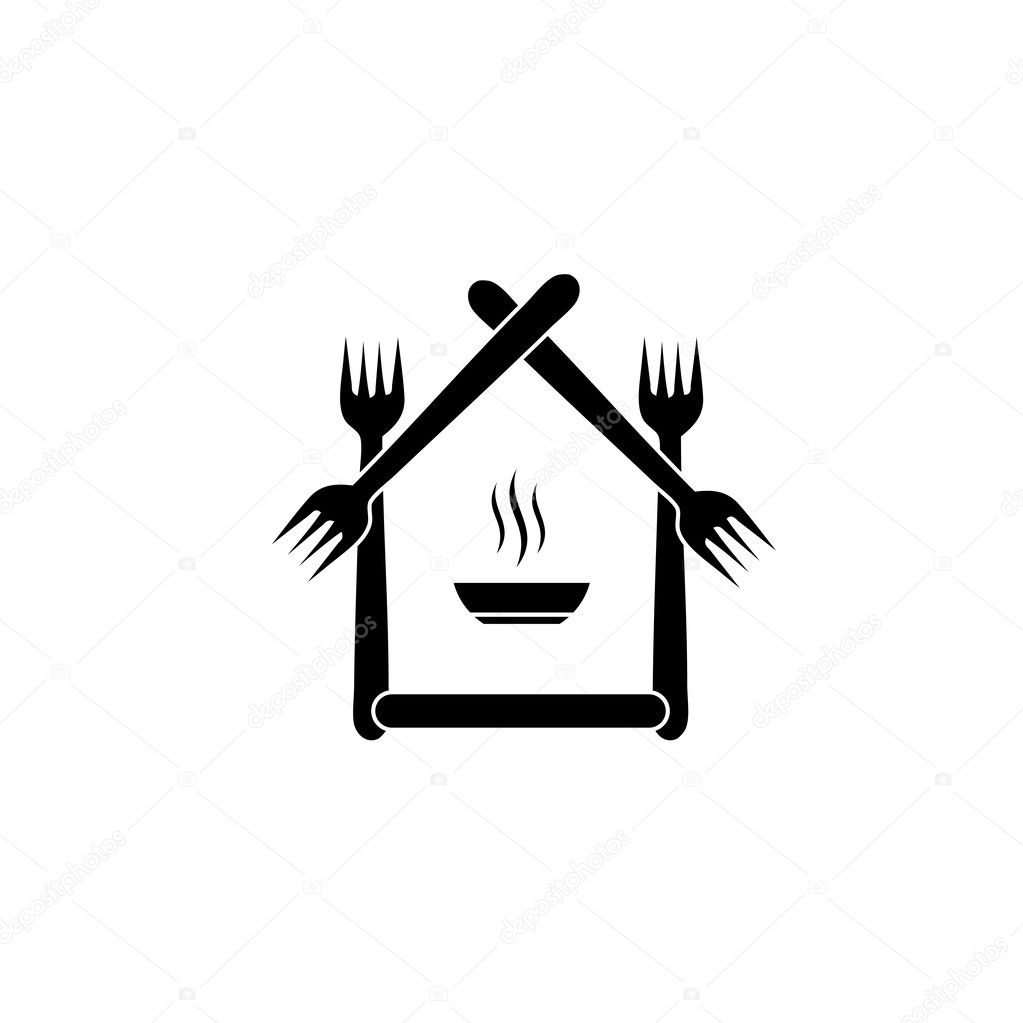 Logo for a restaurant or a cafe