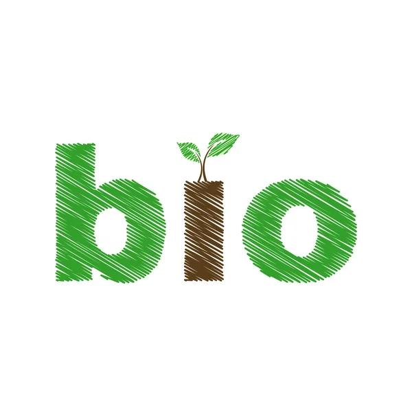 Logotipo BIO — Vector de stock