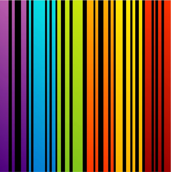 Código de barras de colores — Archivo Imágenes Vectoriales