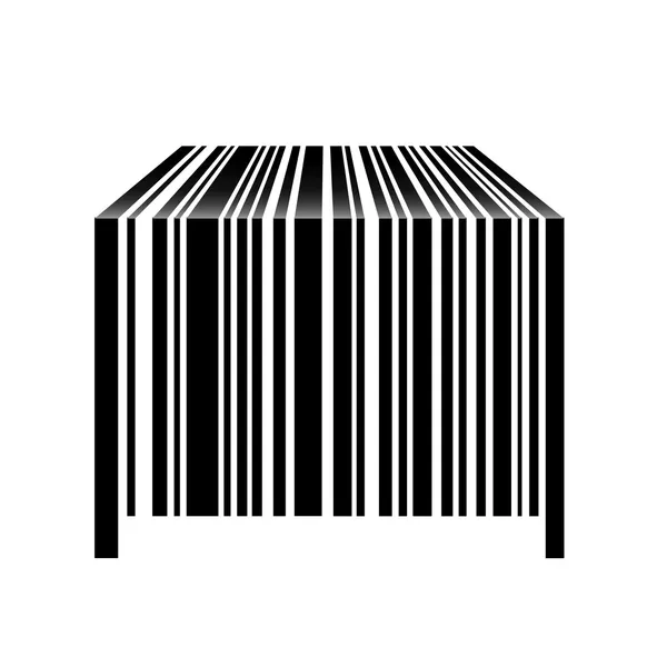 Bar code furniture — Stock Vector