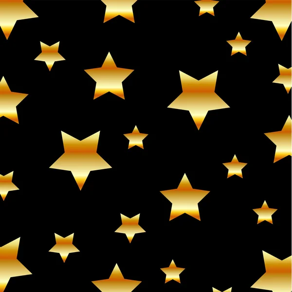 Background with metallic stars — Stock Vector