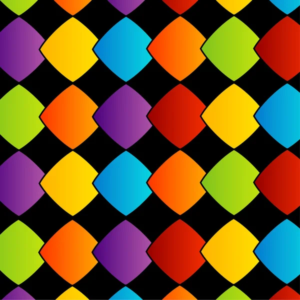 Arrière-plan avec des boîtes colorées — Image vectorielle
