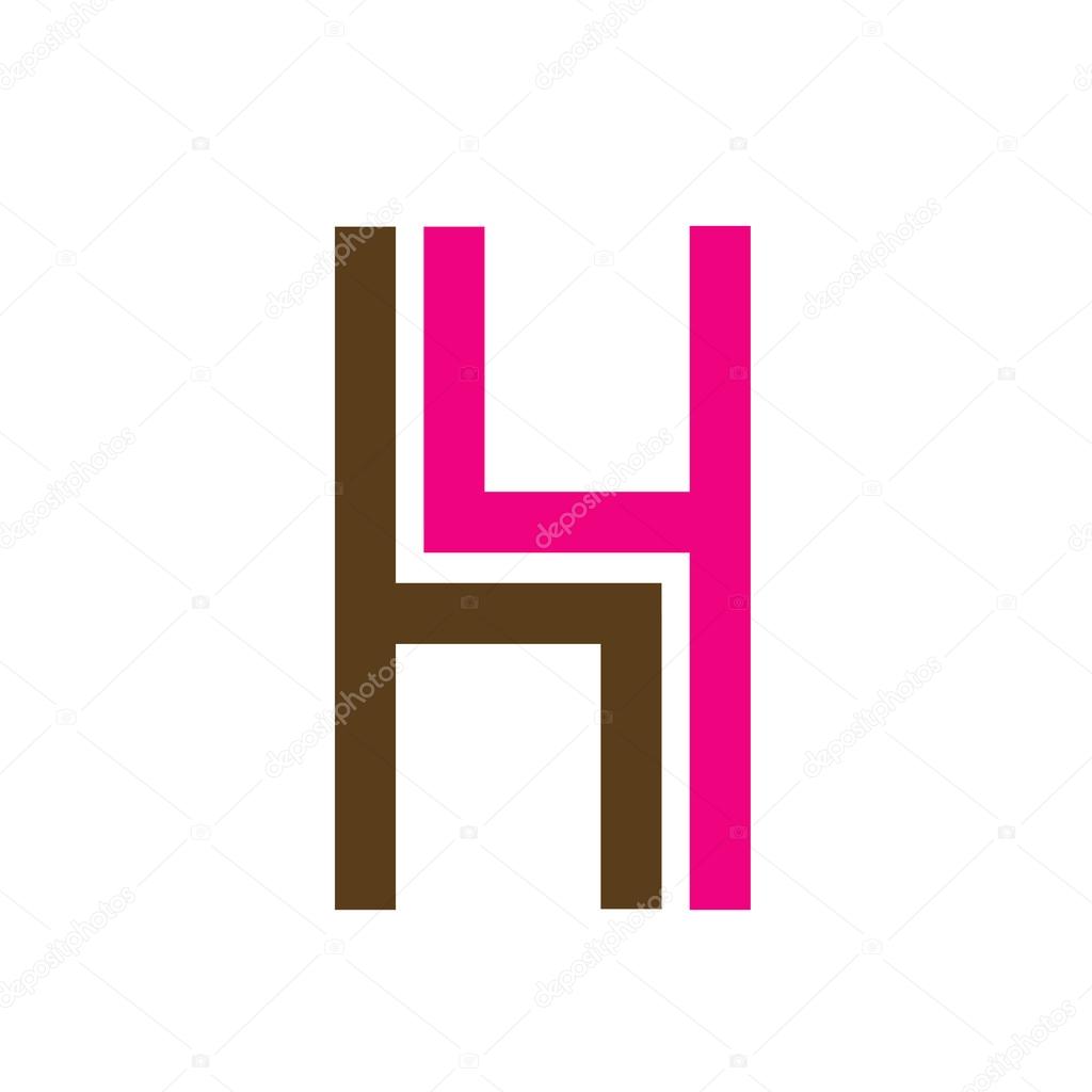 Logo for furniture designer shaped like H