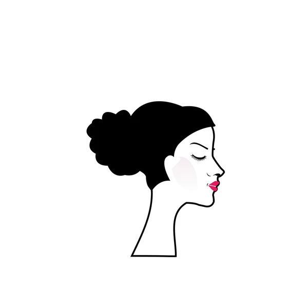Belle dame — Image vectorielle