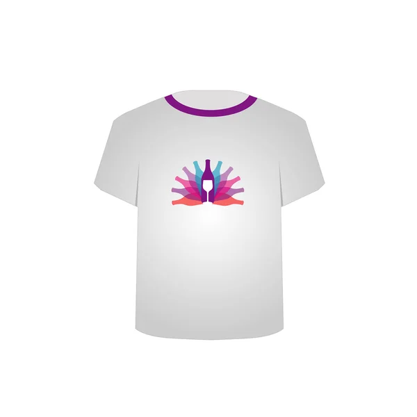 T Shirt Template- partito — Vettoriale Stock