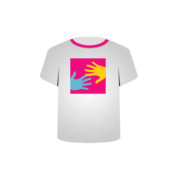 Plantilla camiseta Pop arte gráfico — Vector de stock