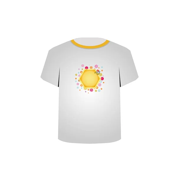 Modèle de T-shirt — Image vectorielle