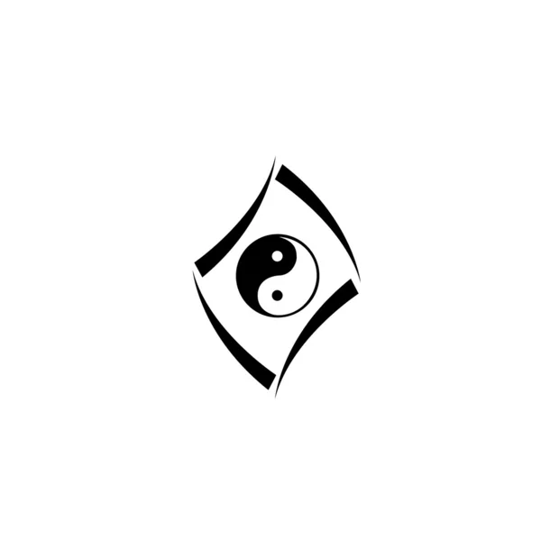 Yin Yang. — Vector de stock