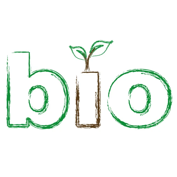 Green bio — Stock Vector