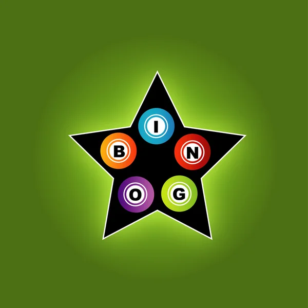 Estrela de bingo —  Vetores de Stock