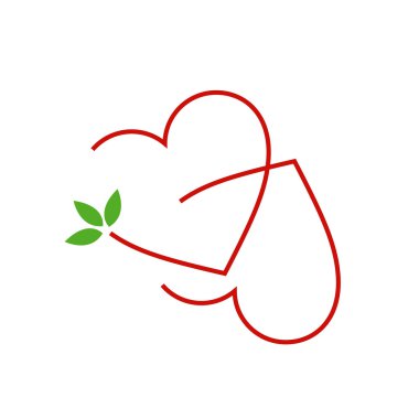 Kupa yaprakları ile tek yer-aşk doğa için toplandı