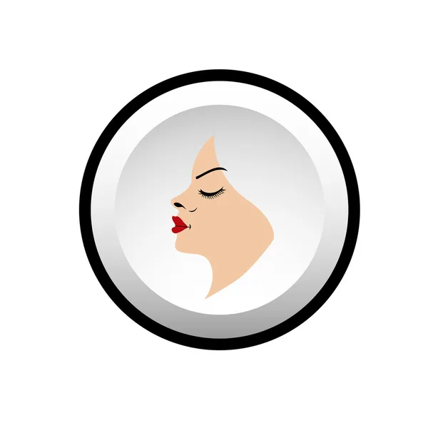 Logotyp för skönhetssalonger — Stock vektor