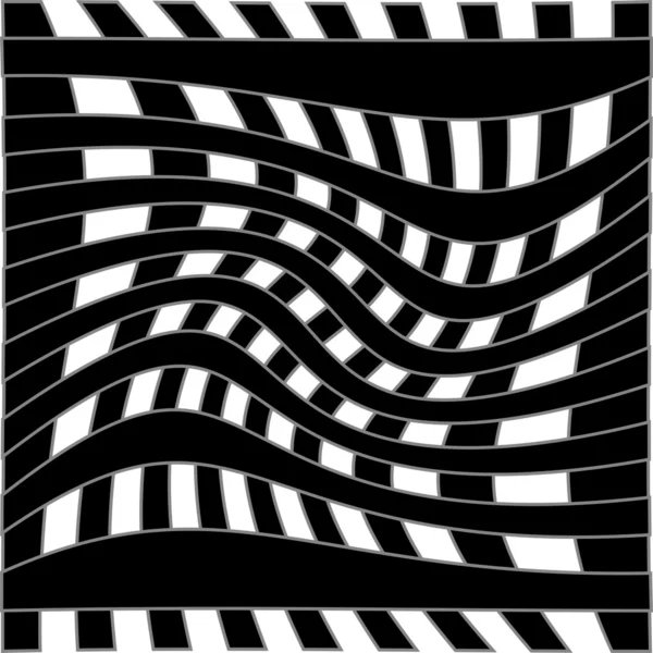 Optická iluze pozadí — Stockový vektor