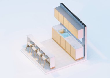 Kilerin Isometric 3d canlandırması