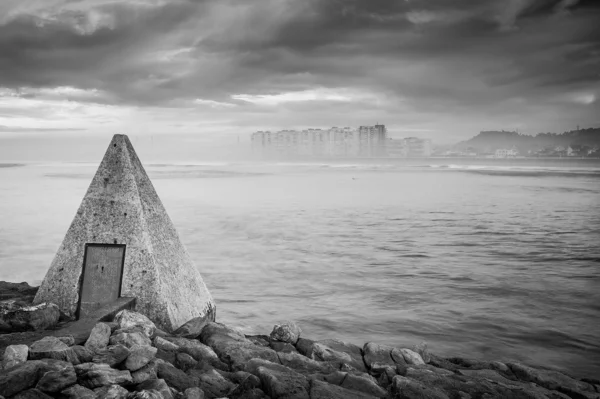 Bw Salinas beach — Stok fotoğraf