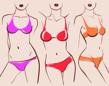 bikinili güzel kadın organları