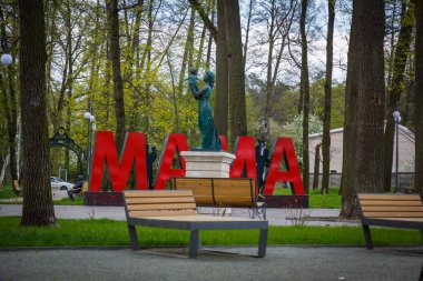 Irpin 'in yok edilmesi. Mayıs 2022. Irpin, Kiev bölgesi, Ukrayna. Rusya Ukrayna savaşı. Irpin 'de kavgadan sonra hasar gördü