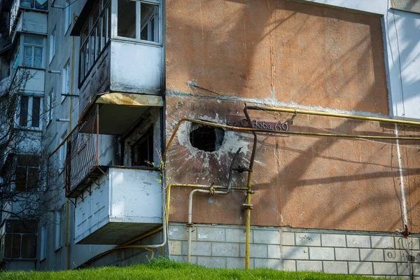 Zerstörung Von Irpin Mai 2022 Irpin Gebiet Kiew Ukraine Russland — Stockfoto