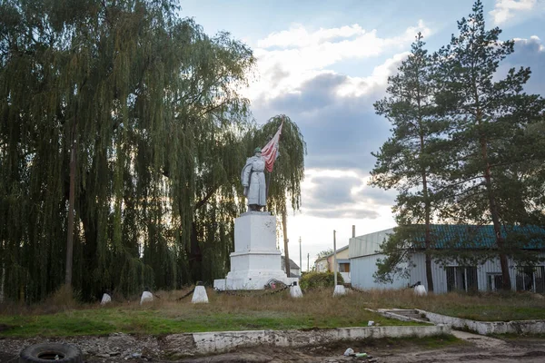 Izium Gebiet Charkiw Ukraine 2022 Zerstörung Von Izium Russland Ukraine — Stockfoto
