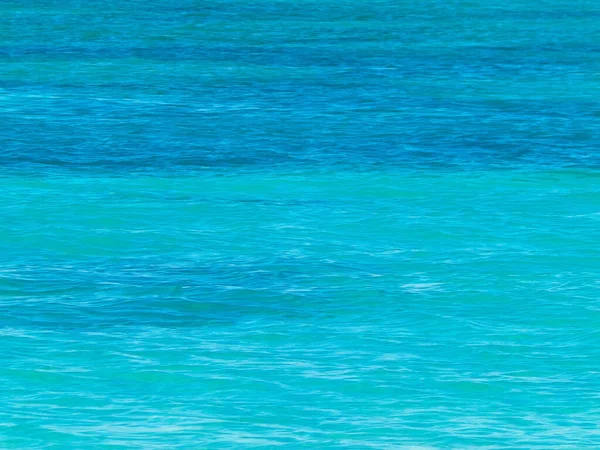 Nature Background Transparent Turquoise Water Tyrrenian Sea Copy Space — Stock Photo, Image