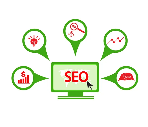 SEO Pazarlama Icon set