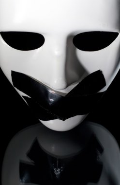 silenced mask clipart