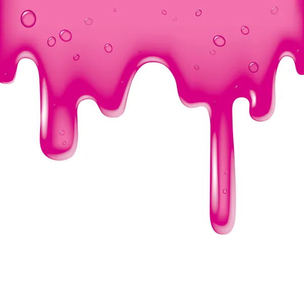 Líquido viscoso rosa — Vetor de Stock