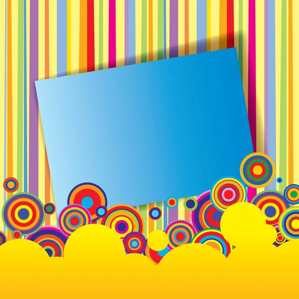 Bannière multicolore — Image vectorielle