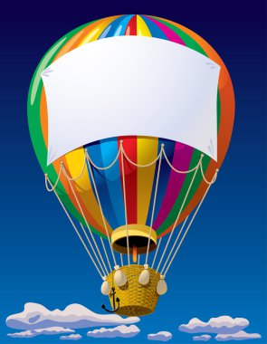 Gökyüzünde hava balonu