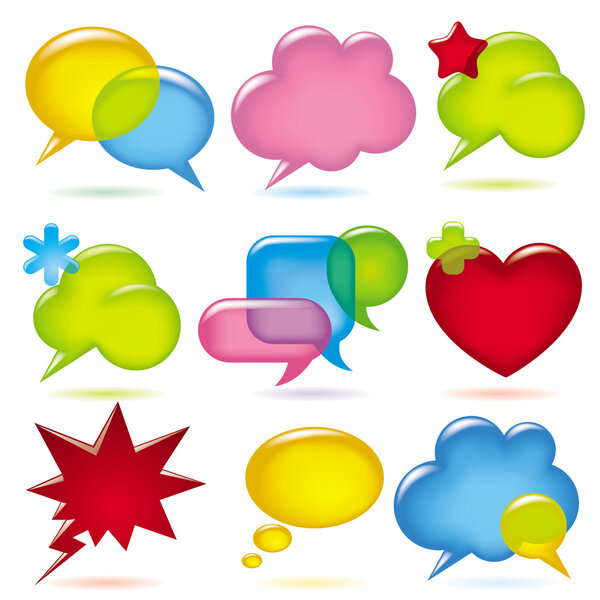 говорить пузыри
