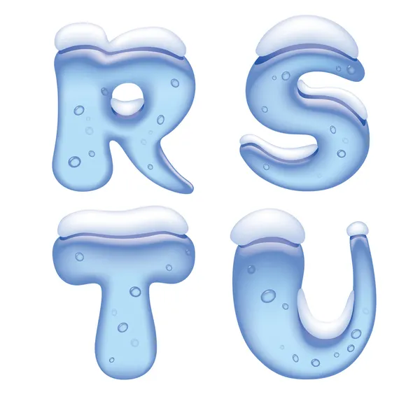 Letras del alfabeto Ilustración De Stock