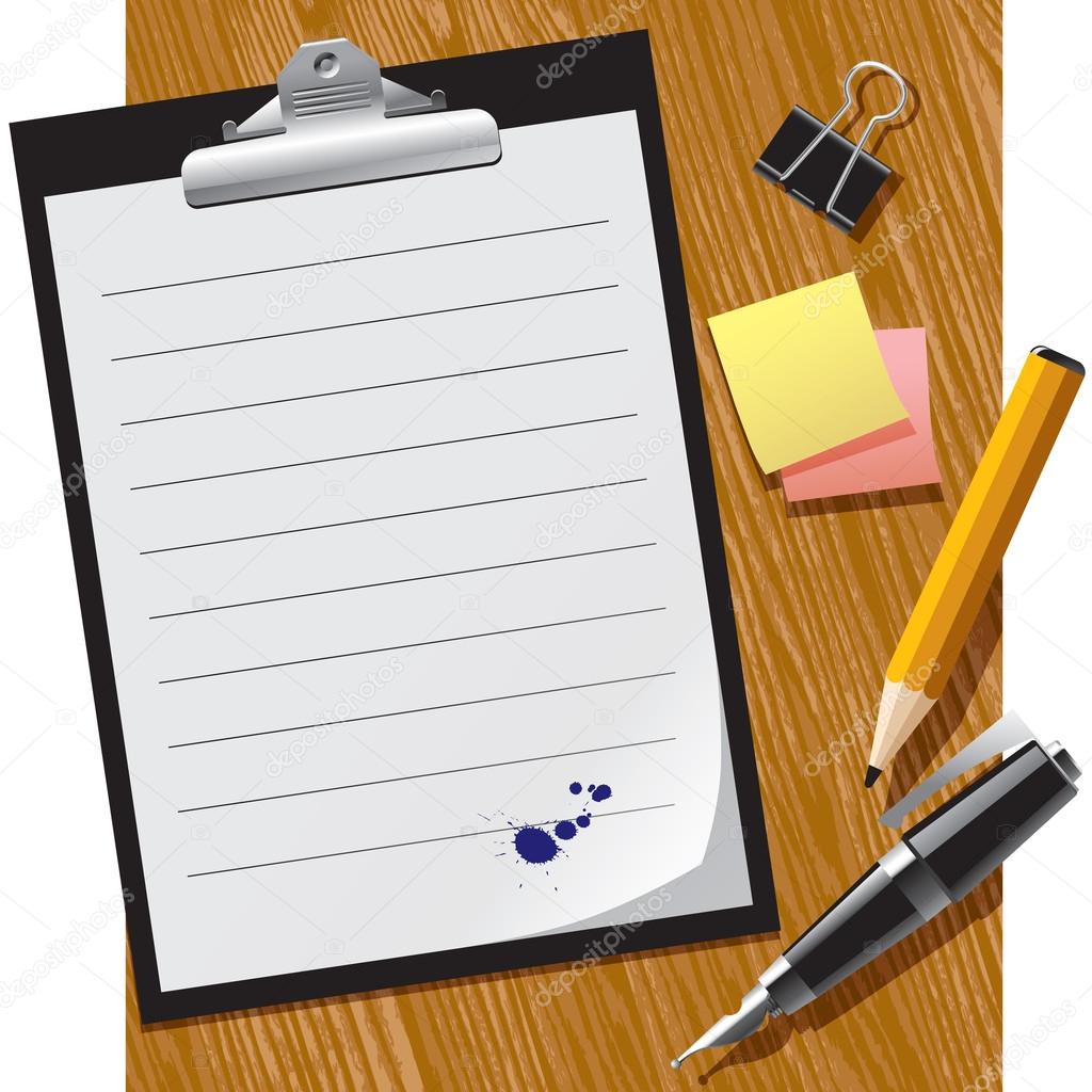 Office supplies Stock Vector Image by ©maystra 24435995