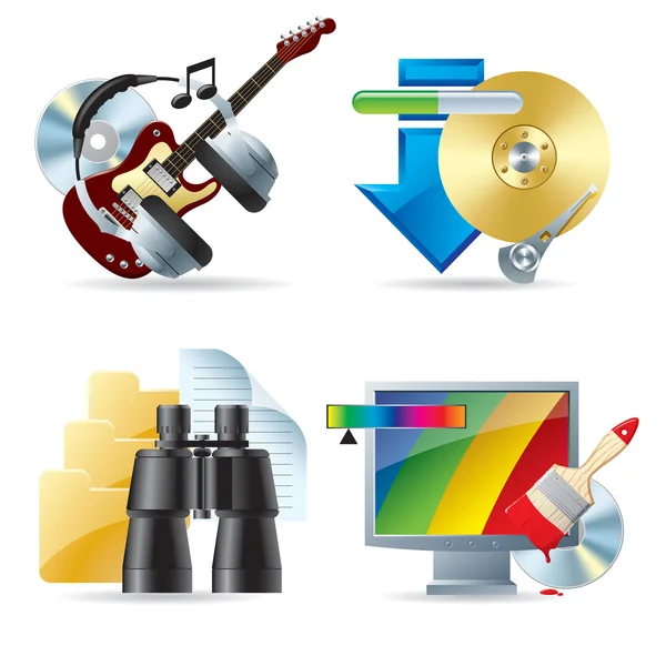 Computer & web icons III — Stock Vector