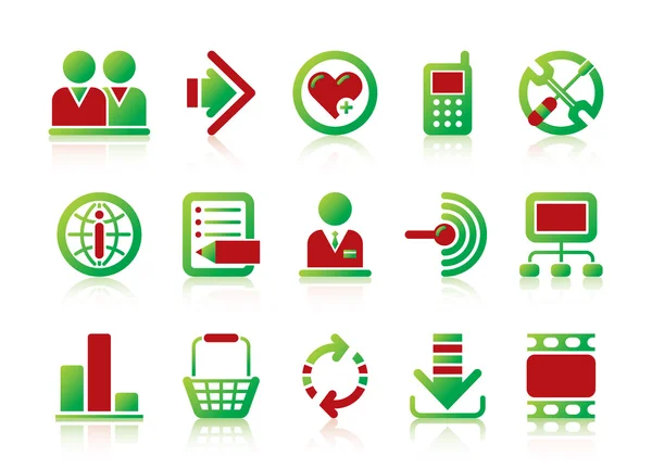 Website and internet icons — Stock Vector