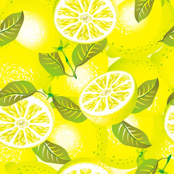 Lemon background — Stock Vector