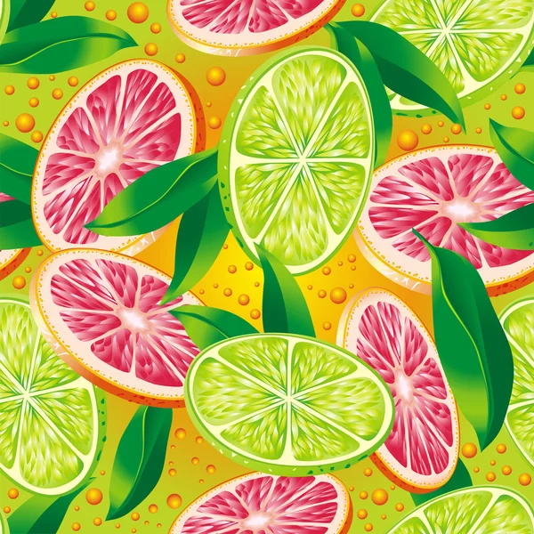 Citrus background — Stock Vector