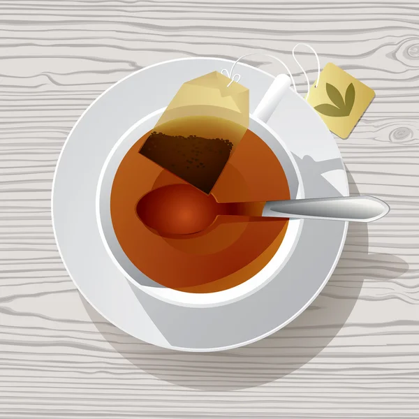 Cup of tea — Stock Vector