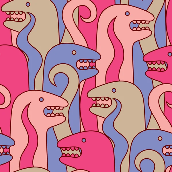 Modèle de serpent sans couture — Image vectorielle