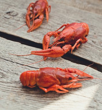 Ahşap bir masada kerevit