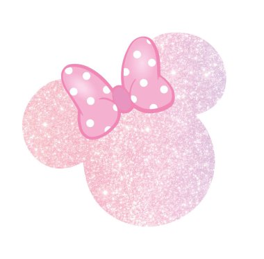 Minnie Mouse kafası pembe pembeli