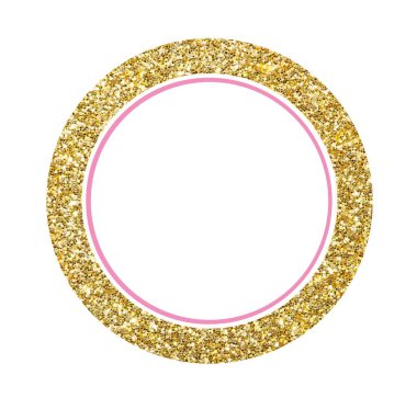 Cake topper Minnie Mouse gold glitter clipart