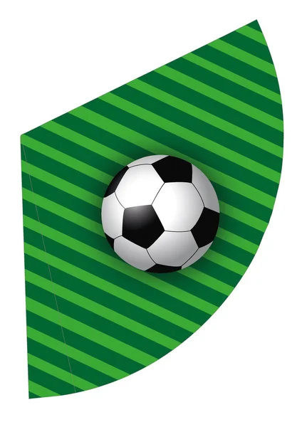 Futbol topu ikonu. Futbol topu vektör illüstrasyonunun izometriği.